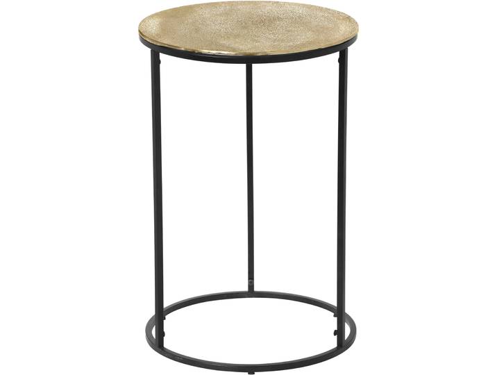 Beistelltisch MIRRORS AND MORE PATTY , gold (goldfarben 2), H:61cm, Tische, Beistelltisch