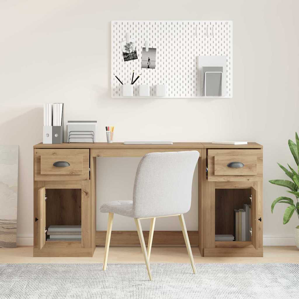 Natur Pur Executive Desk Artisan Oak 75cm H X 154.5cm W X 50cm D