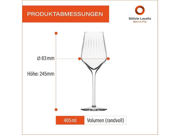Stölzle Weinglas Stölzle Lausitz Symphony Rotweinkelch/Champagnerkech/Weiďż˝weinkelch, Glas