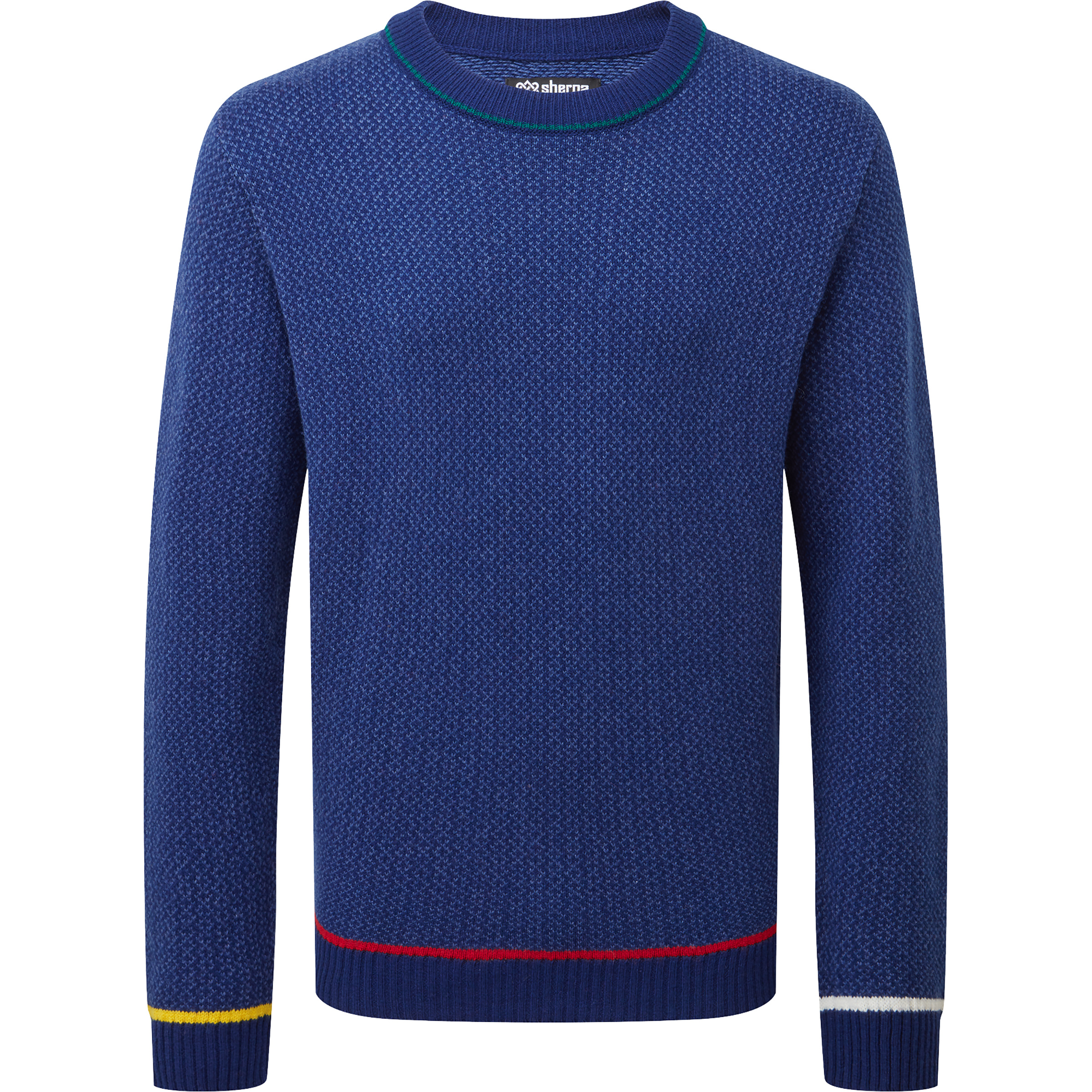 Sherpa Adventure Gear Shankar Crew Herren Pullover blau Größe M Lifestyle Widerstandsfähig Merinowolle