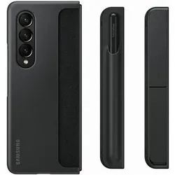 Samsung Standing Case mit Stift (Samsung Galaxy Z Fold4), Smartphone Hülle, Schwarz