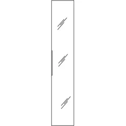Pelipal Universelle Einzelmöbel Pelipal Hochschrank EM-HS30-06-330, B:300, H:1680, T:330mm EM-HS30-06-330
