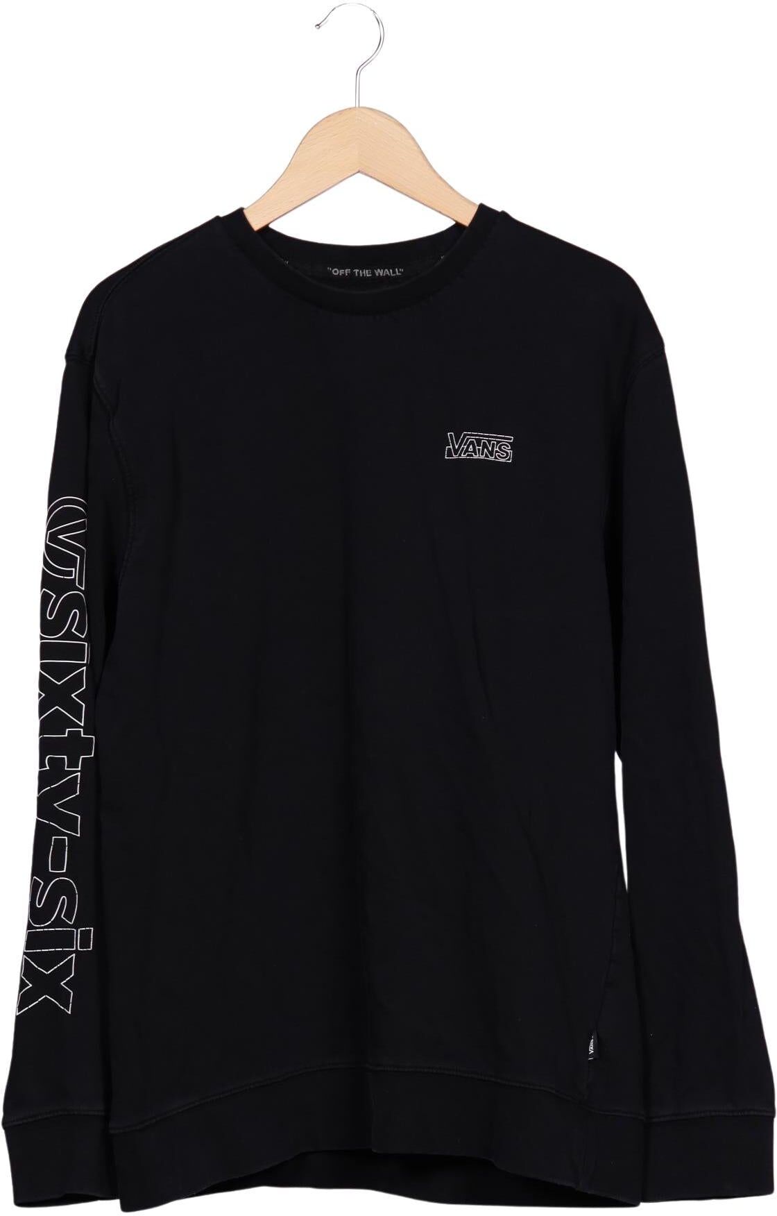 Vans Herren Sweater, Schwarz, Gr. XL, Baumwolle - Second Hand