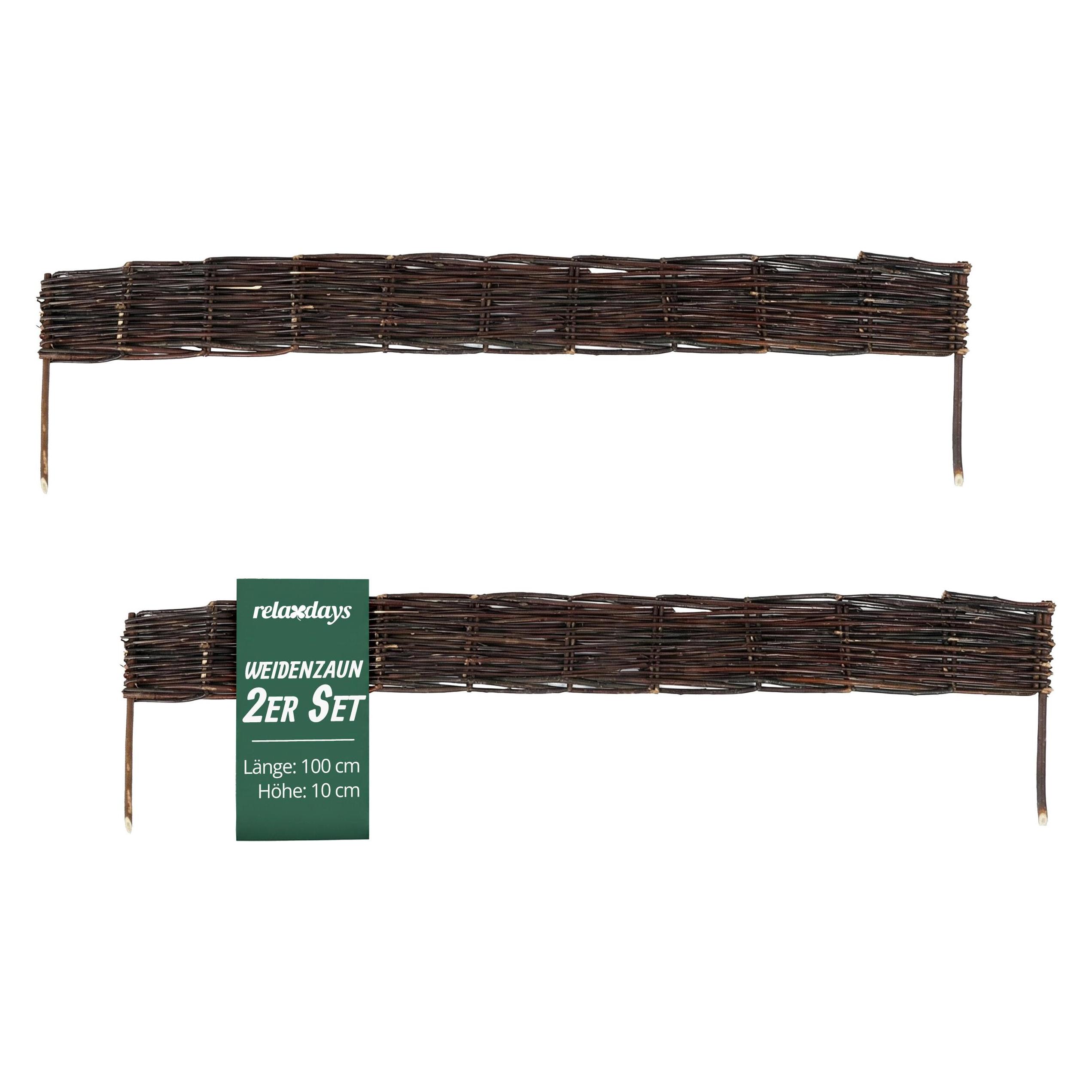 Relaxdays Beeteinfassung (100 cm) (4052025826420)