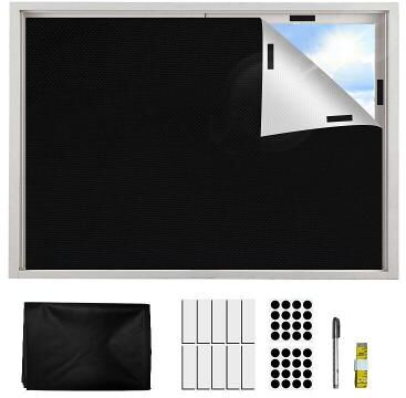 LightInthebox Blackout Curtain Sunshade Fabric Effectively Blocks Sunlight, Making It Ideal for Rooms by Dimming The Light. The Blackout Material Can Be Easily Applied to Windows Without The Need for Drilling