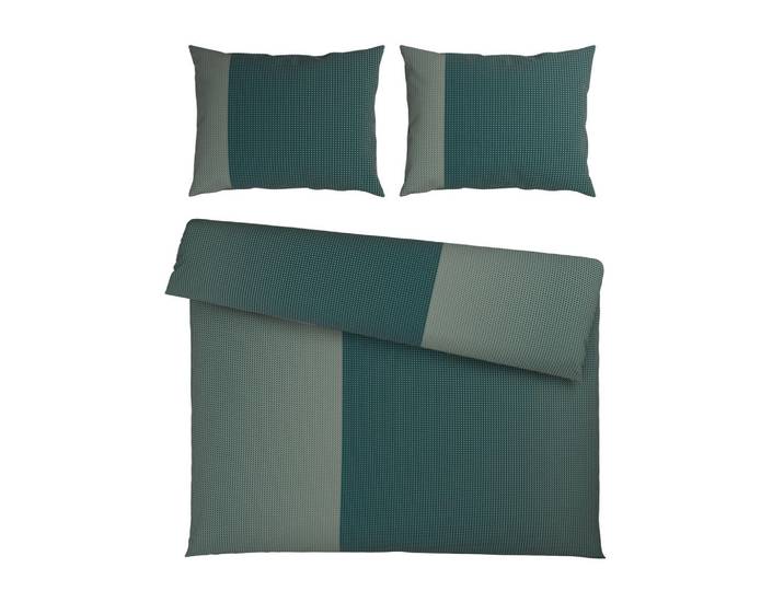 Dieter Knoll Bettwäscheset, Grün, Textil, 200x210 cm, Textiles Vertrauen - Oeko-Tex®, pflegeleicht, atmungsaktiv, Heimtextilien, Bettwäsche, Bettwäsche, Satin Bettwäsche