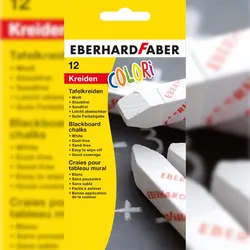 Eberhard Faber Wandtafelkreide Colori weiß 12er