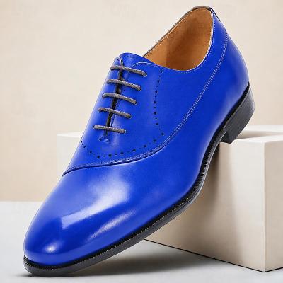 LightInthebox Men's Premium Leather Dress Shoes – Genuine Cowhide, Sleek and Modern Style, Comfortable Fit for Men, Perfect for Formal Events, Weddings, Parties, Office and Special Occasions