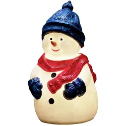 Konstsmide, LED Weihnachtsdeko, LED-Schneemann LED Kunststoffschneemann, 38 cm