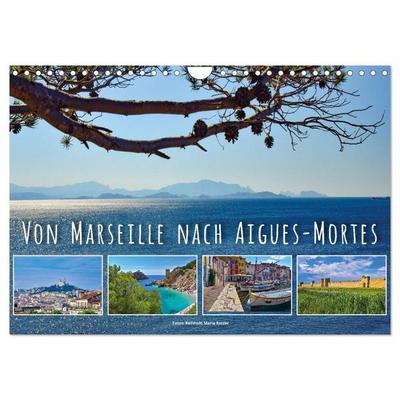 Von Marseille nach Aigus-Mortes (Wandkalender 2027 DIN A4 quer), CALVENDO Monatskalender