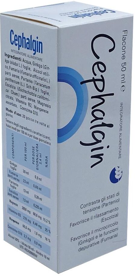 BIOGROUP SpA SOCIETA' BENEFIT CEPHALGIN Gtt 50ml