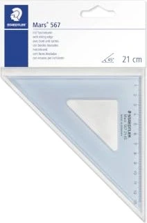 STAEDTLER Zeichendreieck 21cm 45/45 Gr. tr.bl