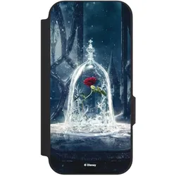 Nivocase Klapphülle für Google Pixel 9a Handyhülle aus Kunst Leder NIVOflip schwarz Die Schöne und das (Google Pixel 9a), Smartphone Hülle, Schwarz