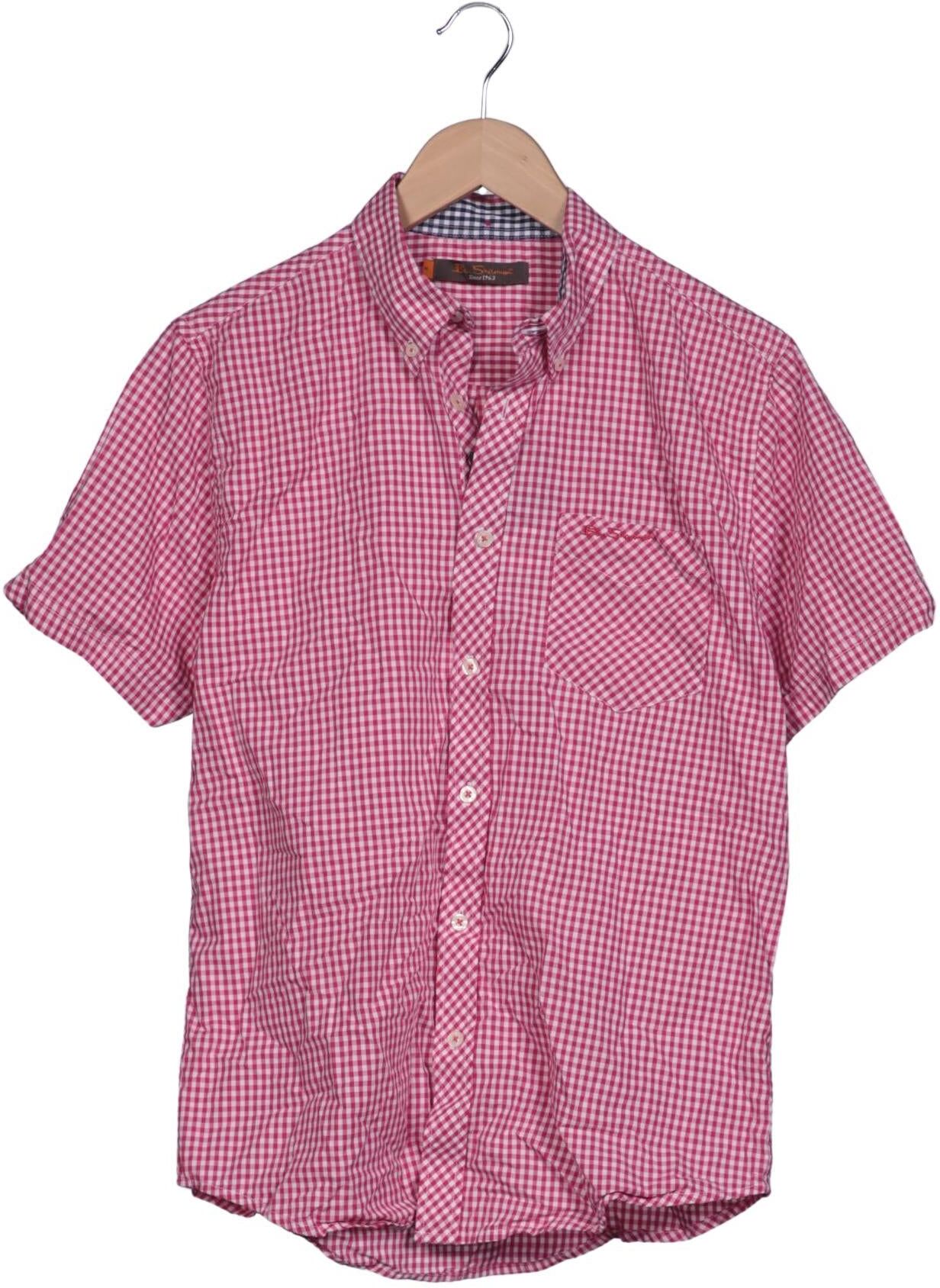Ben Sherman Herren Hemd, Pink, Gr. M, Baumwolle - Second Hand