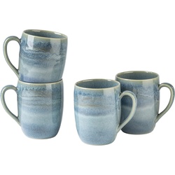 Gipfelstück Kaffeebecher 4er-Set TIEFER SEE - B/H/T ca. 27.00x13.50x27.00