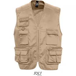 SOLS Unisex Safari Gilet Bodywarmer 43630 rope L