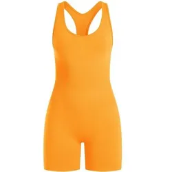 SMILODOX Jumpsuit Doralia, Größe L in Orange Orange