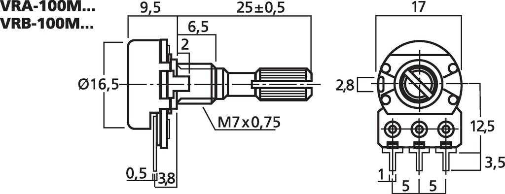 MONACOR VRA-100M1000