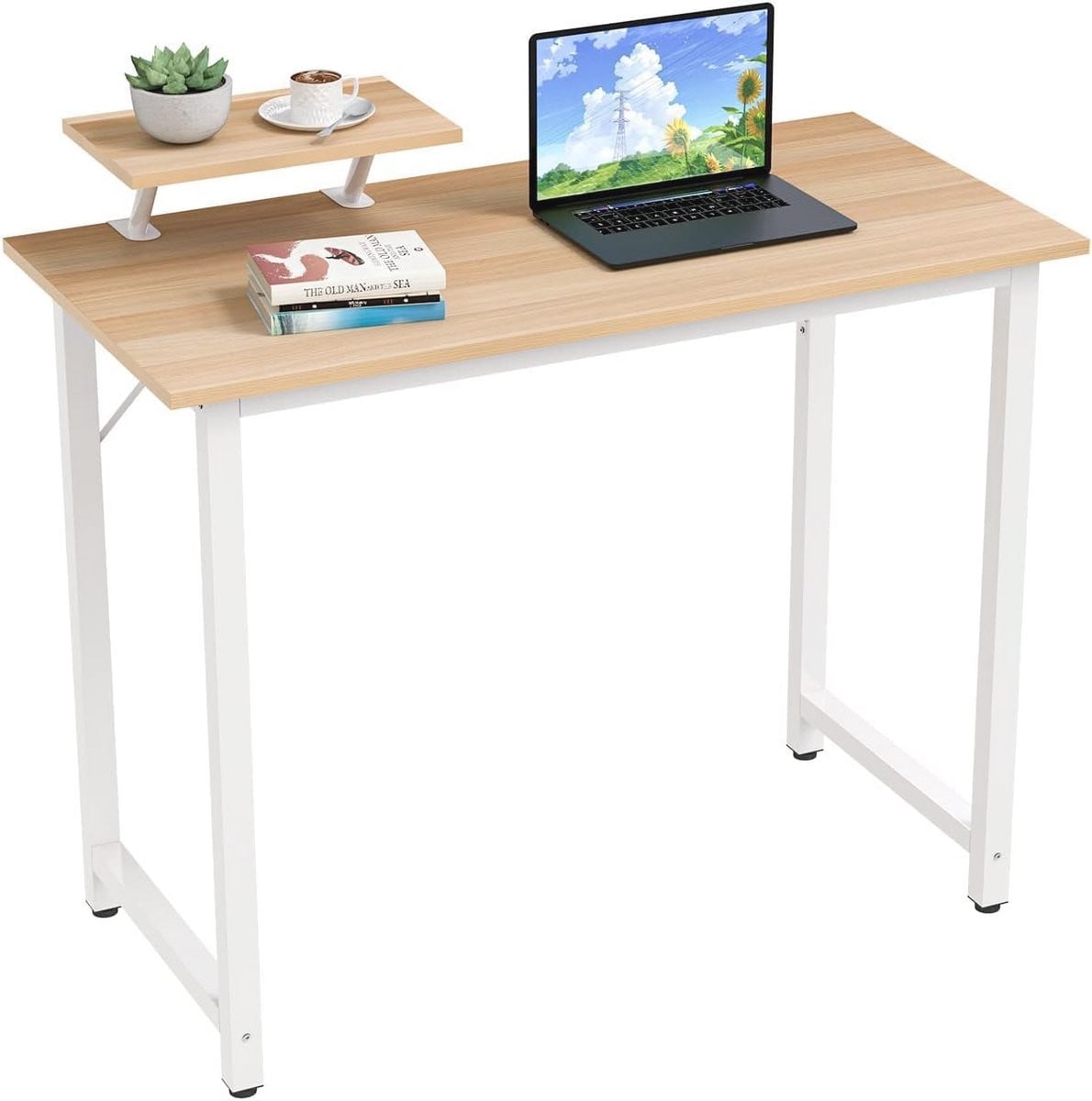 Hoogteverstelbaar Computerbureau - B/D/H: 80 x 40 x 75 cm