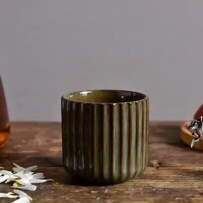 Uplift Treasures Japanese Style Retro Ceramic Tea Cup Porcelain Mug For Coffee Tea Sake Water e