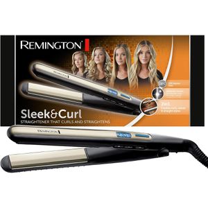 Remington Glätteisen S6500 Sleek & Curl, mit Aufbewahrungstasche