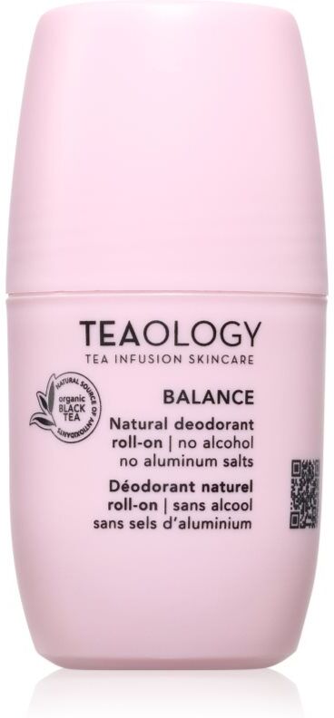 Teaology Balance Natural Deodorant déodorant roll-on sans aluminium 40 ml