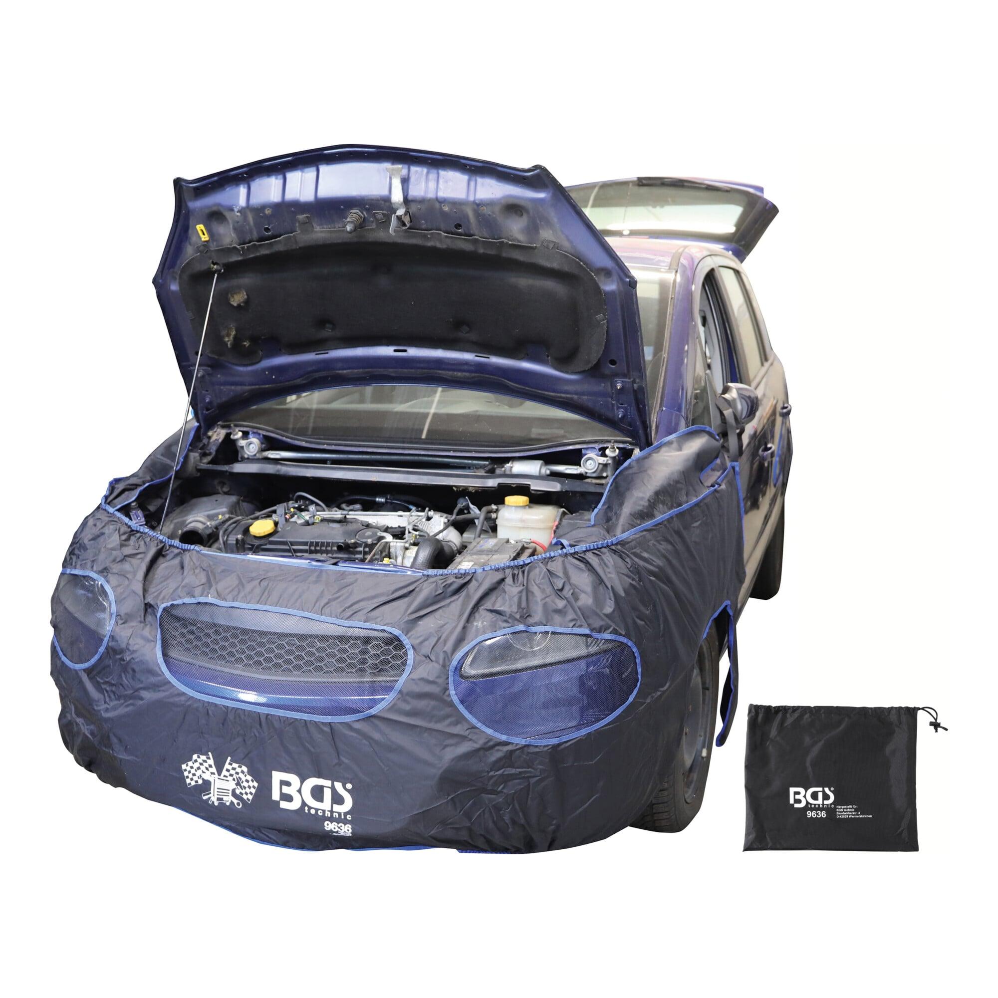 BGS technic PKW-Frontschoner aus Kunststoff mit Gummibändern für Fahrzeuge, 9636)