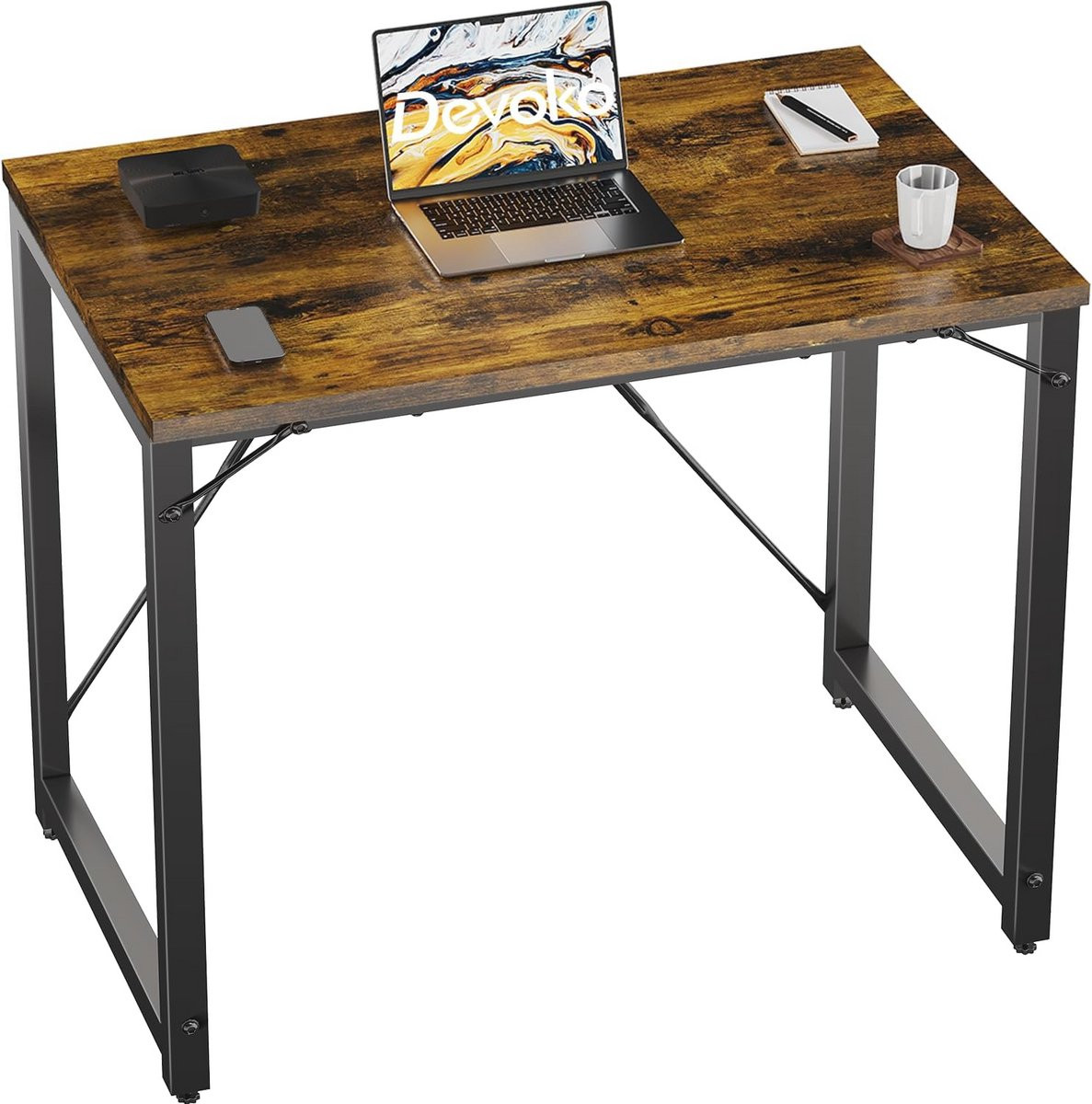 Hoogteverstelbaar Computerbureau voor Volwassenen - Breedte: 100 cm, Diepte: 60 cm, Hoogte: 75 cm