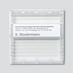 Siedle&amp;Söhne Sichtfenster klar 200019641-00