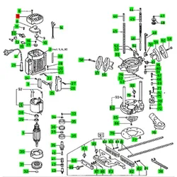 Festool Motordeckel für OF 2000 E