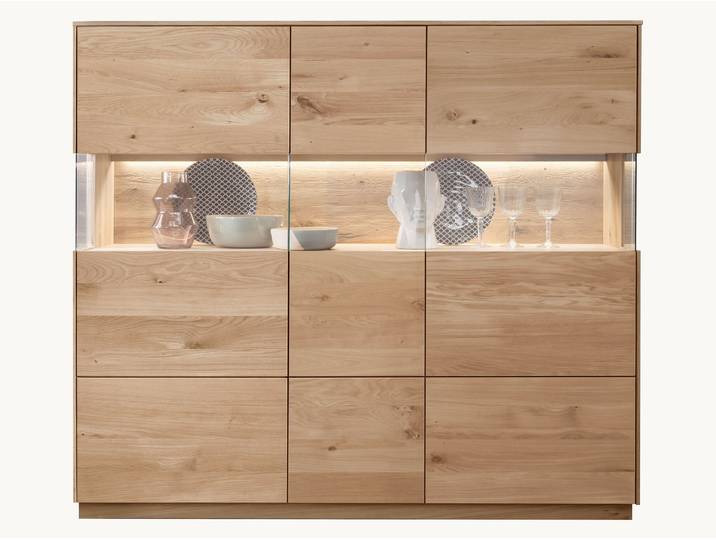 Highboard Vasado - ohne Beleuchtung - Variante 02