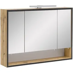 Möbelpartner Spiegelschrank »Max« silber, 64.2 cm