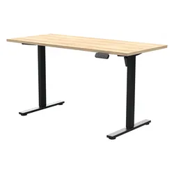 Tchibo - Elektrischer Schreibtisch »Emmik L138« - 138x60x72,7cm - schwarz -