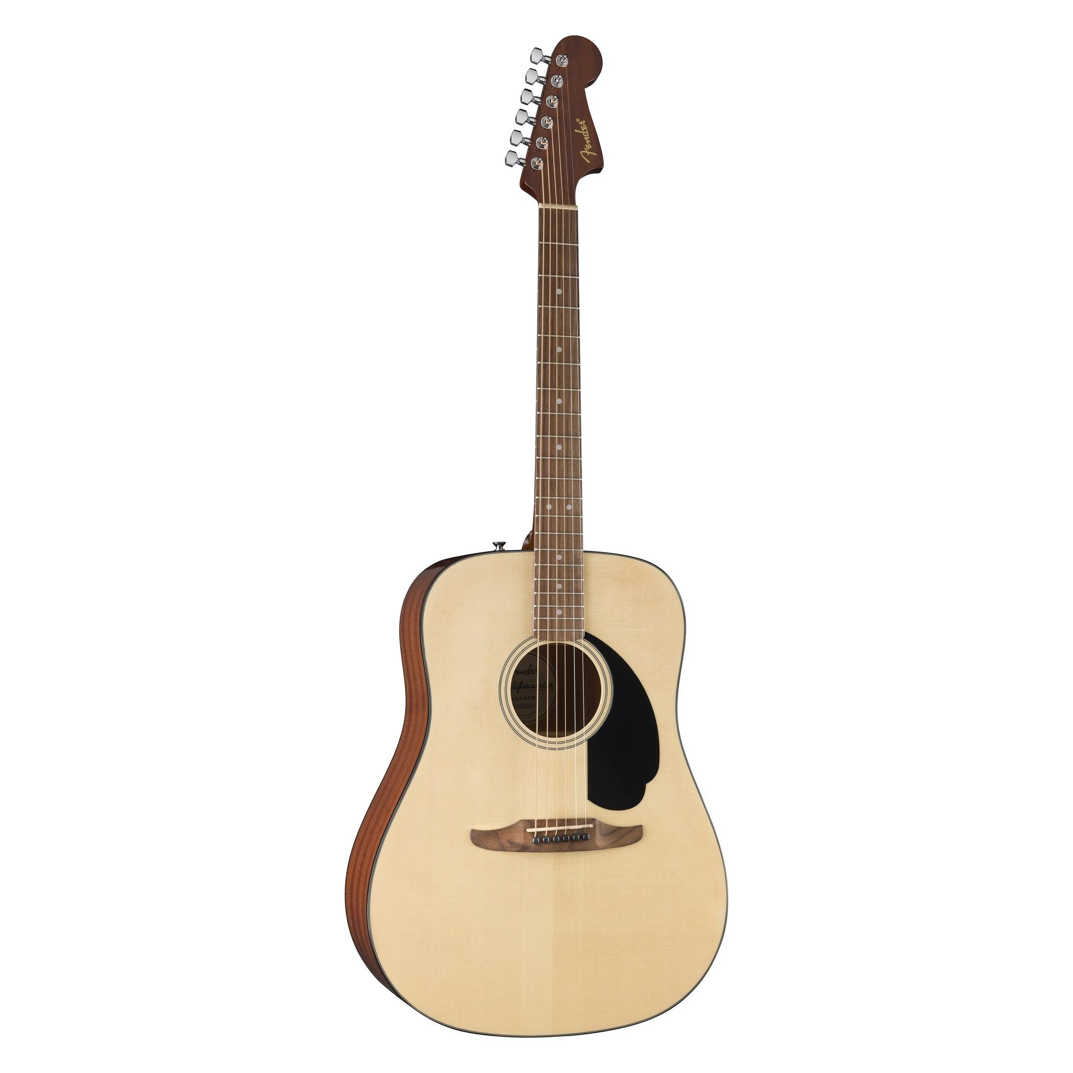 Fender California Standard Redondo Acoustic Guitar, Natural (Akustik Gitarre, Fichte, Mahagoni, Palisander, Synthetischer Knochen) (62113182)