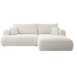 Selsey Ecksofa mit Schlaffunktion  ¦ creme ¦ Maße (cm): B: 260 H: 93
