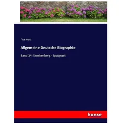 Allgemeine Deutsche Biographie, Belletristik von Various