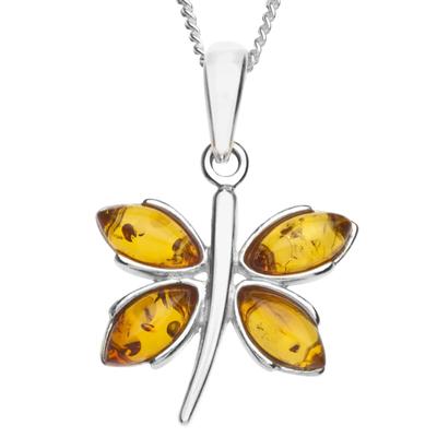 Kette mit Anhänger OSTSEE-SCHMUCK "Ostsee-Schmuck Kette mit Anhänger Schmetterling" Gr. 50, silber, Halsketten, Damen, 50cm, Silber 925 (Sterlingsilber), L: 42