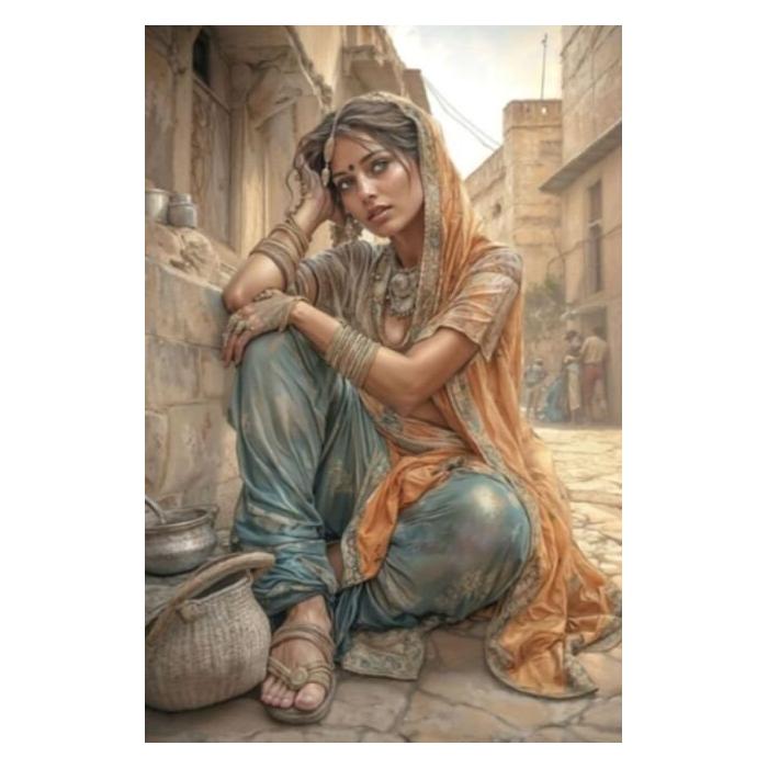 Norimpex Diamantov kleine arabische Frau 30x40cm (2003009)