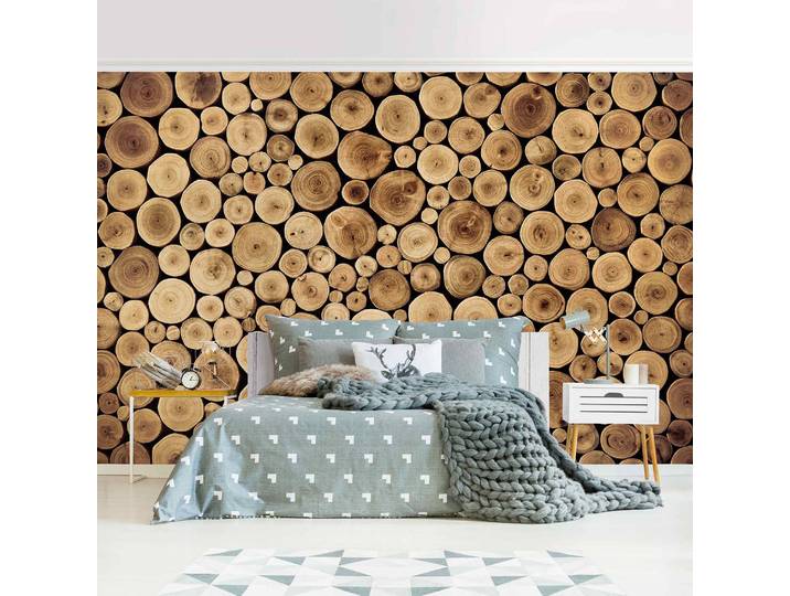 Vliestapete Homey Firewood 432 x 290cm 432 x 290 cm