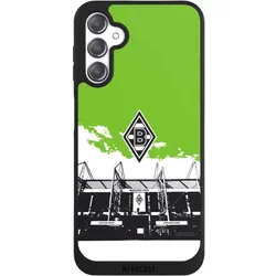 Nivocase Handyhülle für Samsung Galaxy A14 5G Hülle NIVOpure Case Schwarz Borussia Mönchengladbach (Samsung Galaxy A14 5G), Smartphone Hülle, Schwarz