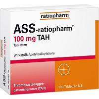 ASS-ratiopharm 100 mg TAH Tabletten 100 St