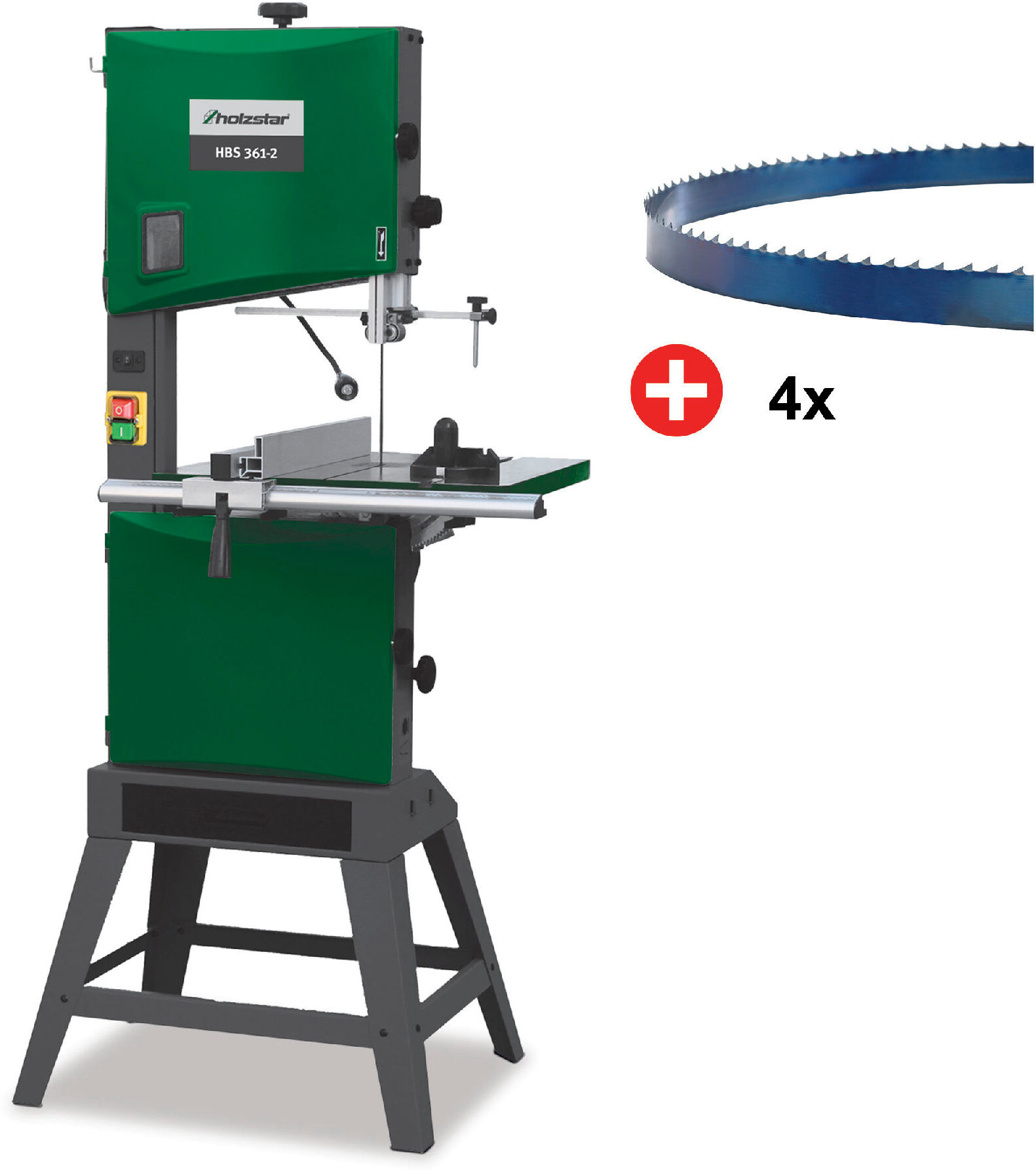Pack scie à ruban verticale bois HBS361-2 avec 5 lames de scie Holzstar PACK HBS361-2