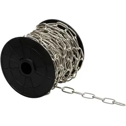SWG, Kette, 68015351775 Zierkette Stahl vernickelt (10 m)