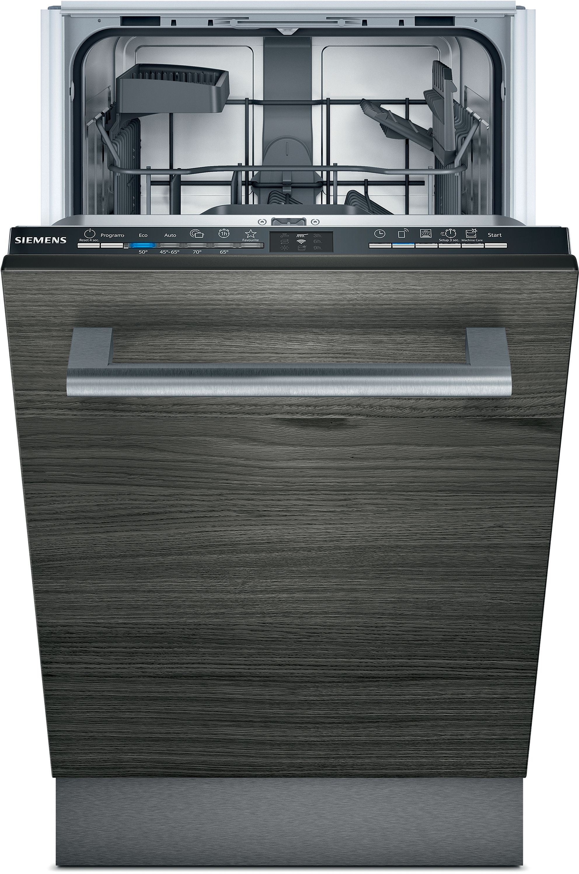 Siemens iQ100 SR61IX05KE 45 cm Geschirrspüler Voll integriert Leise 9 Maßgedecke aquaStop Funktion