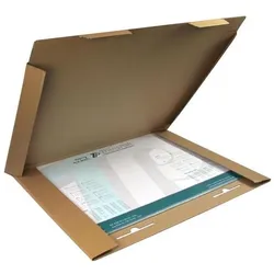 Transpak, Versandkarton + Versandbox, Kalenderverpackung 1-wellig Masse 692x482x5mm C2 Qualität 1.20 B braun passend für C2 (25 Stk.)