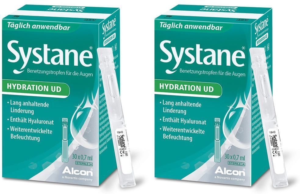 Systane Hydration UD Benetzungstropfen f.die Augen 2x 2x30x0,7 ml Augentropfen