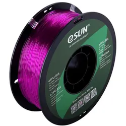 eSUN eTPU-95A 1,75mm Tr. Purple 1kg 3D Filament (TPU, 1.75 mm, 1000 g), 3D Filament, Violett, Transparent