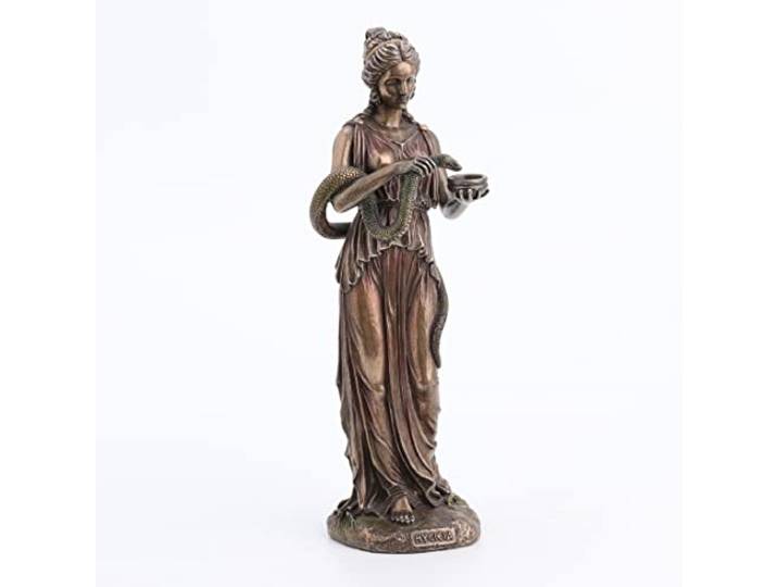 Hygeia Griekse Godin van Gezondheid Standbeeld Sculptuur