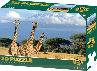 PADU 3D Puzzel Giraffen
