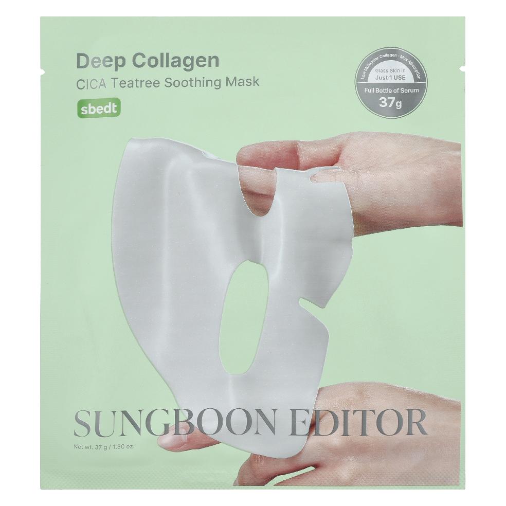 Sungboon Editor Deep Collagen Cica Teatree Soothing Mask - 1 pcs (50 g) (8800253020389)
